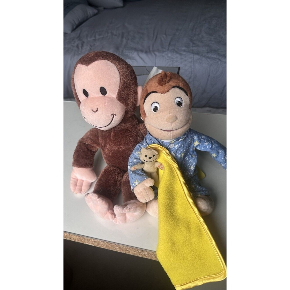 Curious George Plushies Set Of 2